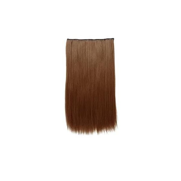 Clip-on Hårextensions - Krøllete & Rett Hår - 70 cm LightBrow LightBrown one size