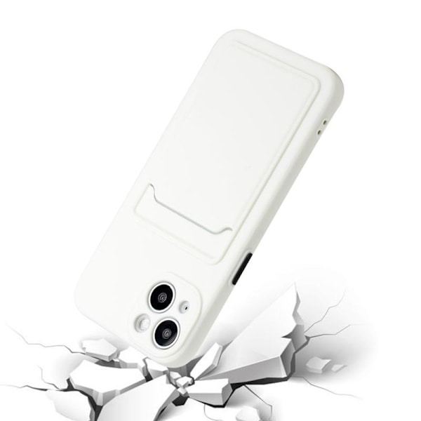 iPhone 13 Skal med Kortfack Vit 30