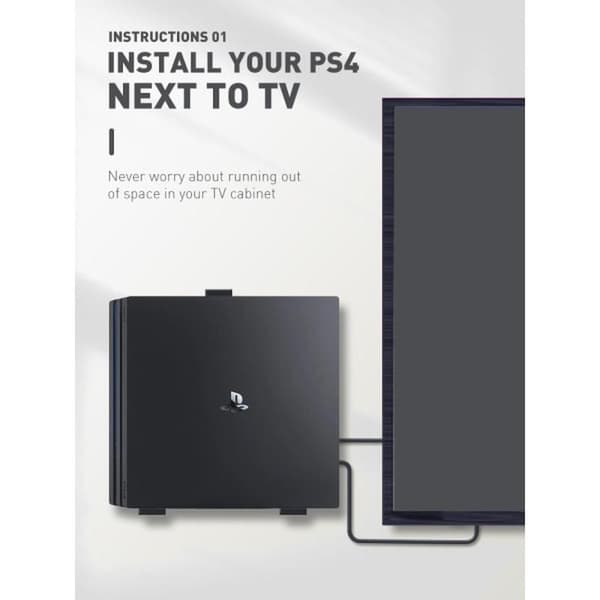 Seinäteline PS4-konsolille PS4 slim