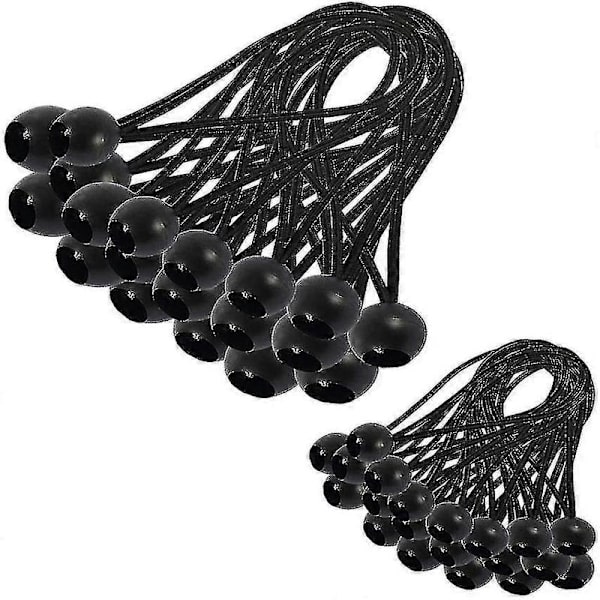 30 stycken elastiska spännare, presenningsspännare, elastisk bungee, elastisk spännare