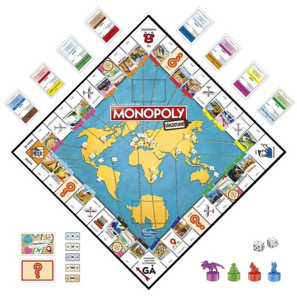 Monopoly Maailmankiertue SE multicolor multifärg