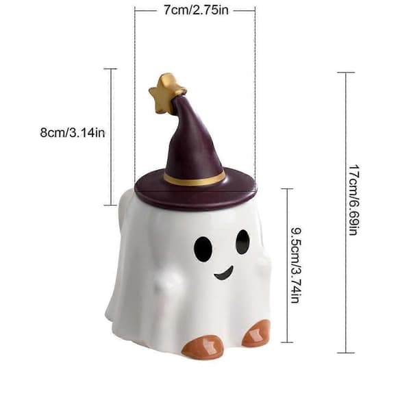 3D Spøkelseskopp for kaffe, perfekt Halloween-festgave A