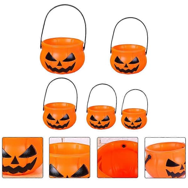 Halloween-godishink pumpahink för dekoration 5-pack