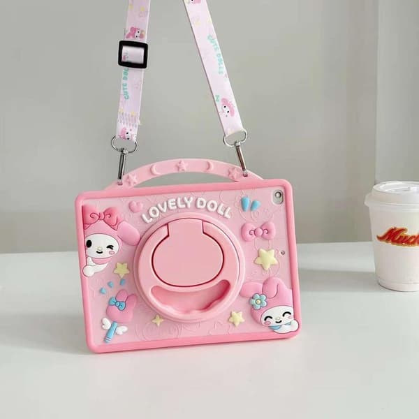 Stilrent etui til iPad A16-11\"2025 Rosa Snodd Melodi