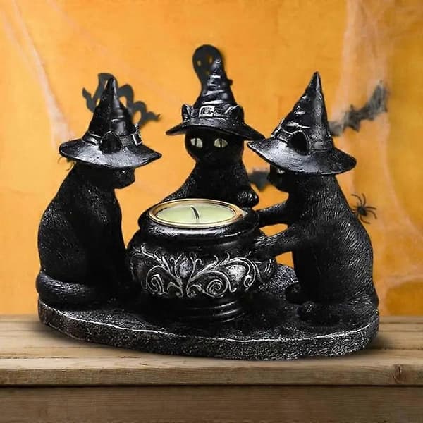 Ny Halloween-lysestake Halloween-dekorasjonsholdere midtpunkt