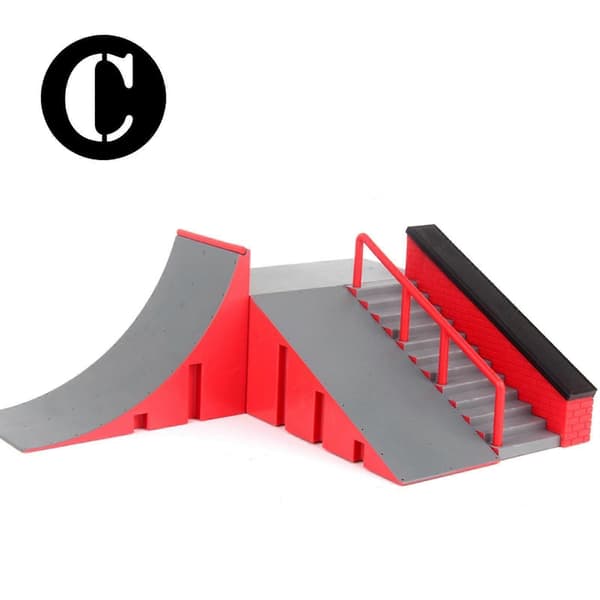 Skate Parks Kit Rampe Dele Til Finger Skateboard Fingerboard Rampe Skate Parks