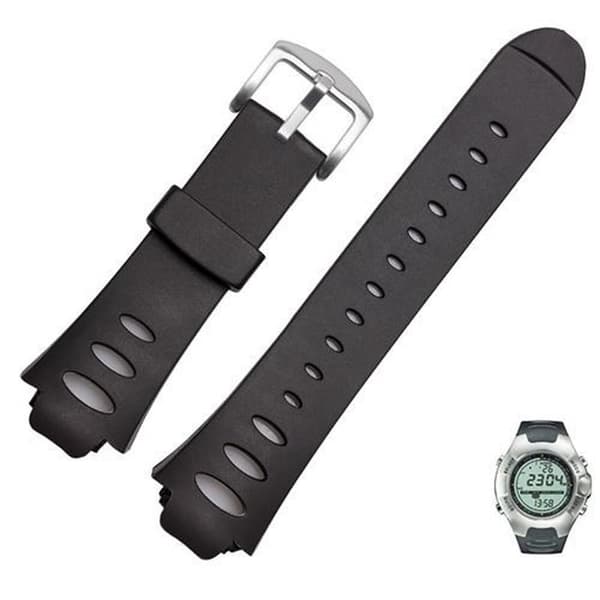 SUUNTO OBSERVER SR X6HRM Udskiftningsarmbånd - Sort{F2}