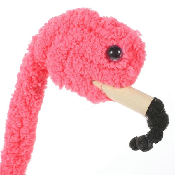 Flamingo Djurplysch Marionettdocka för Show