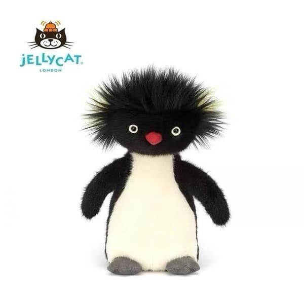 Jellycat, en 25 cm lang, flæset pingvin.