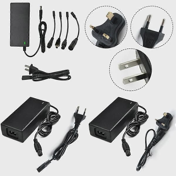 42V 2A Oplader til El-løbehjul Lithium Batteri Adapter til Xiaomi Mijia Ninebot 24V-36V EU