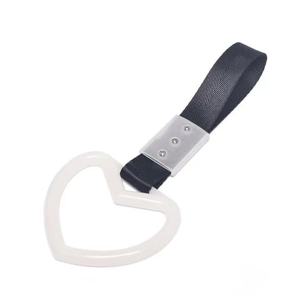 Ring Hjerte JDM Togbuss Håndtak Håndstropp PVC Plast Drift Ch A2