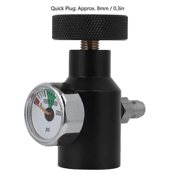 CO2 Cylinder Påfyldningsadapter Tilslutningsregulator Tilbehør til Soda Stream 0-3000psi