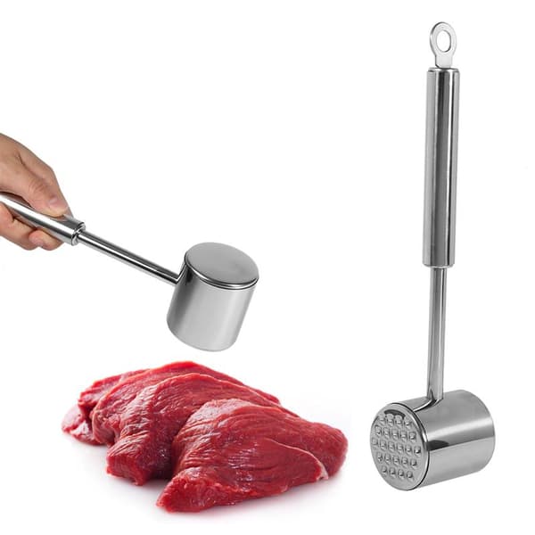 Praktisk Köttmörningshammare Lös Kött Hammare Två Sidor Nötkött Fläsk Kyckling Klubba