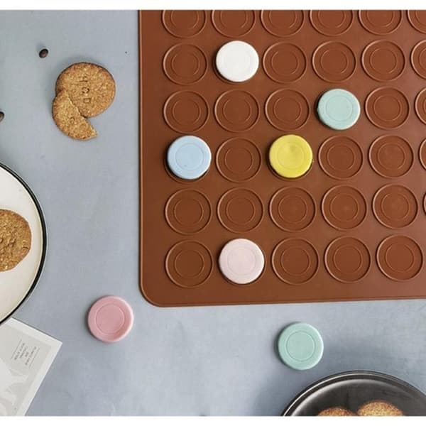 Macaron Bakeform i Silikon / Form - 48 plasser 150