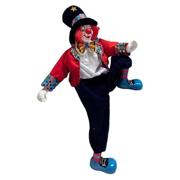 Klovnedukke Figur Skrivebordspynt Håndverk Solid 43 cm for Hjemmefestdekorasjon