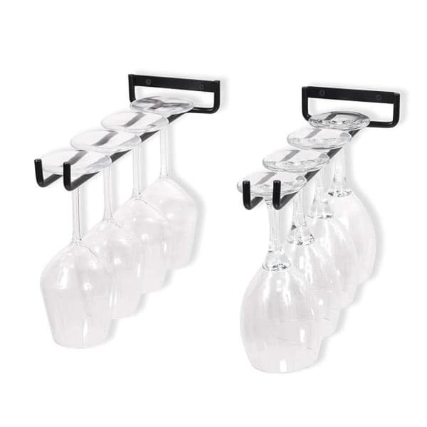 Hængende glasholder - Vinstativ med 5 skinner til 13-18 glas
