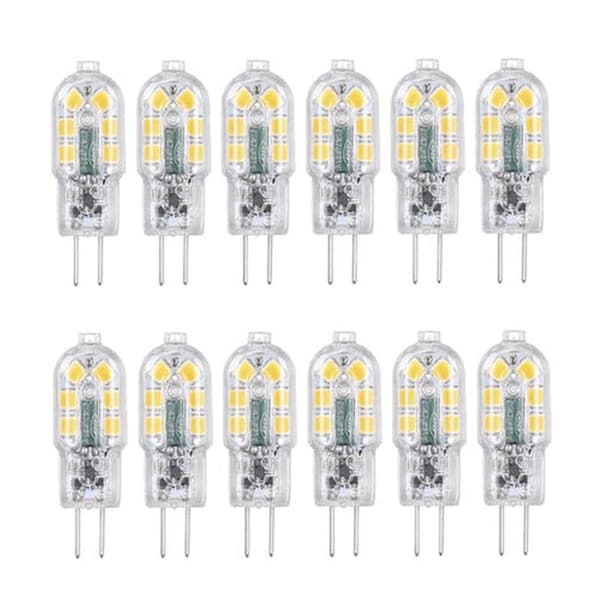 Tomshine G4 LED-pærer 12-pakning varmhvit