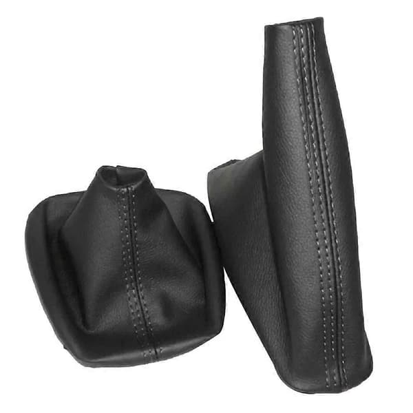 Car Leather Gear Shift Knob Gaiter Handbrake Boot Cover for BMW 3 Series E30 E34 E36 E46 M3 Z3 Interior Accessories