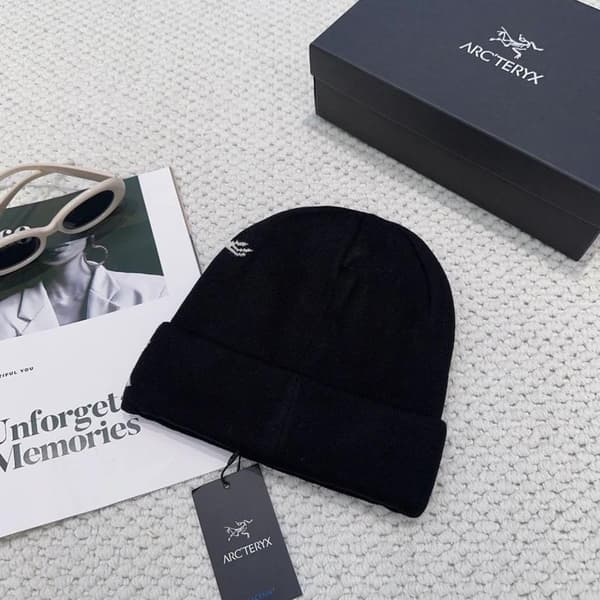 Arc'teryx Bird Word Toque Black Void Ullmössa Unisex Varm Vinter Black