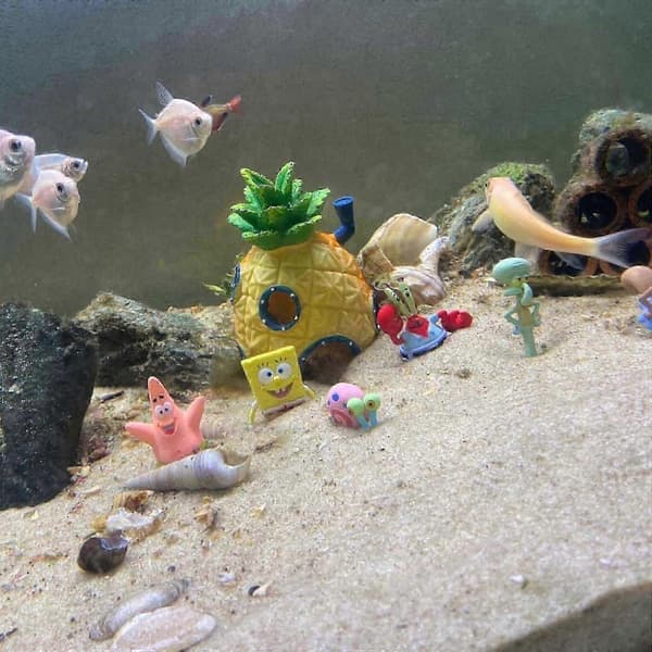 13-delers Spongebob Squarepants Actionfigurer Sett For Barns Samleobjekt Moro