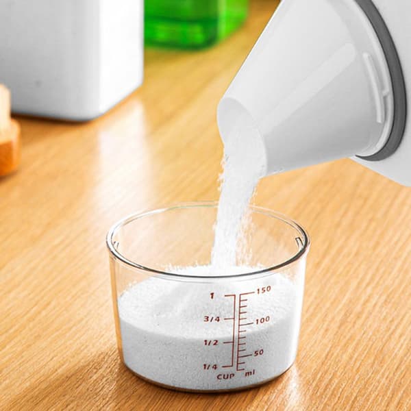 Vaskemiddeltank for oppbevaring, tett vaskemiddeldispenser med håndtak - 1800ml