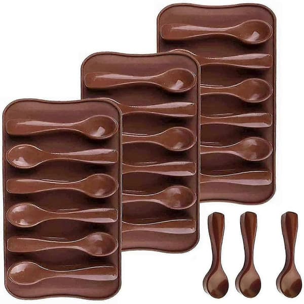 3 st Silikonchokladform, Silikonchokladform, Silikonform