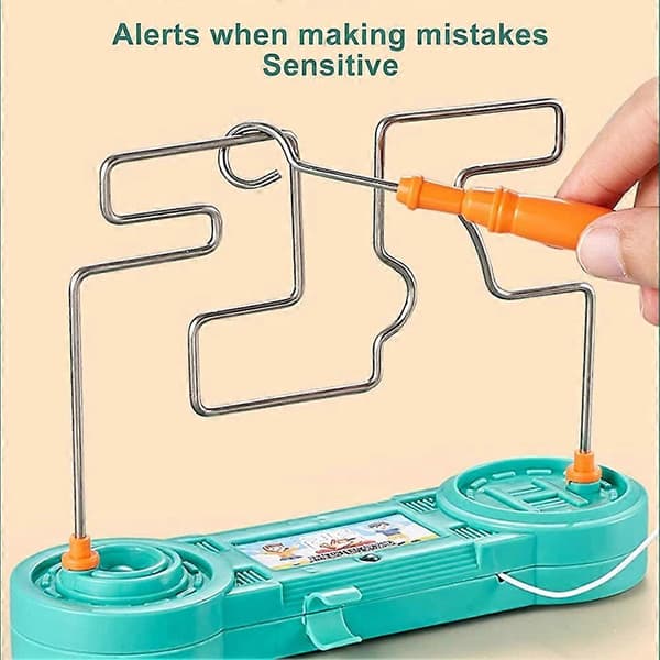 Ikke Buzz Wire Game Bump Maze Toy Klassisk Bordspill, Wire Ringer Hånd Stabil E