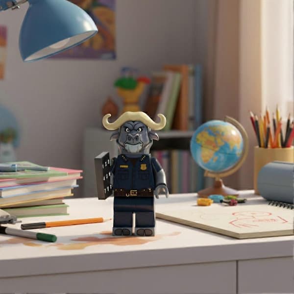 Zootopia Tecknade Byggklossfigurer 8 st Displaypresent för Samlare 8pcs set
