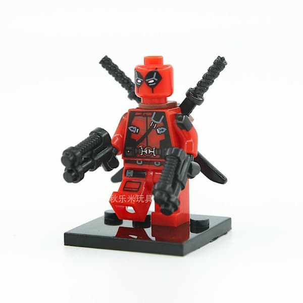 Superhelt-serie Deadpool Byggeklod Mand Figur Samle Legetøj Db Deadpool