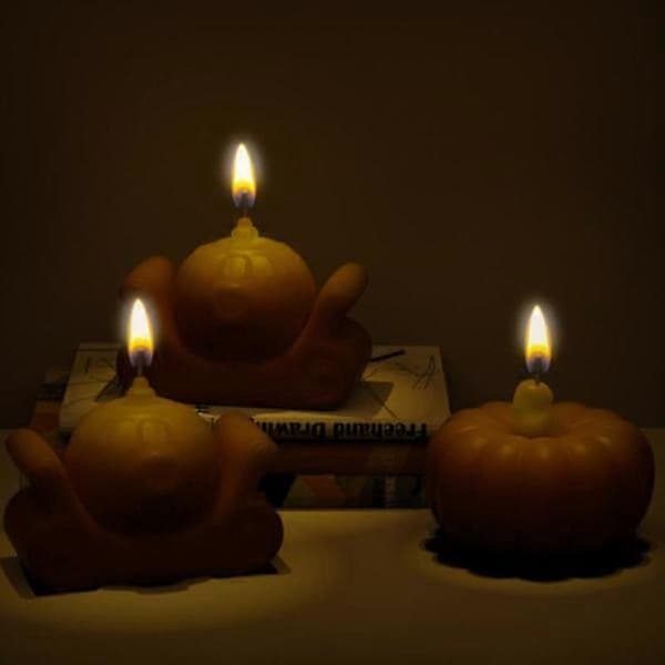 Halloween Lysform Krystal Epoxy Resin Lysform, 3d Græskar Silikoneform, Halloween Græskar Ornament