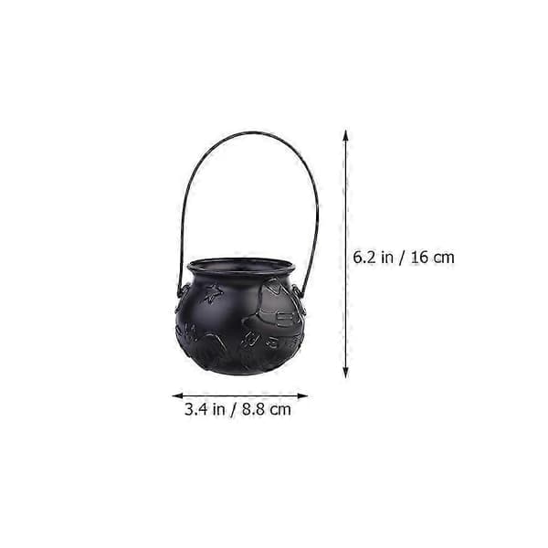 Godishinkar Halloween-tema 4-pack Svarta plast-10