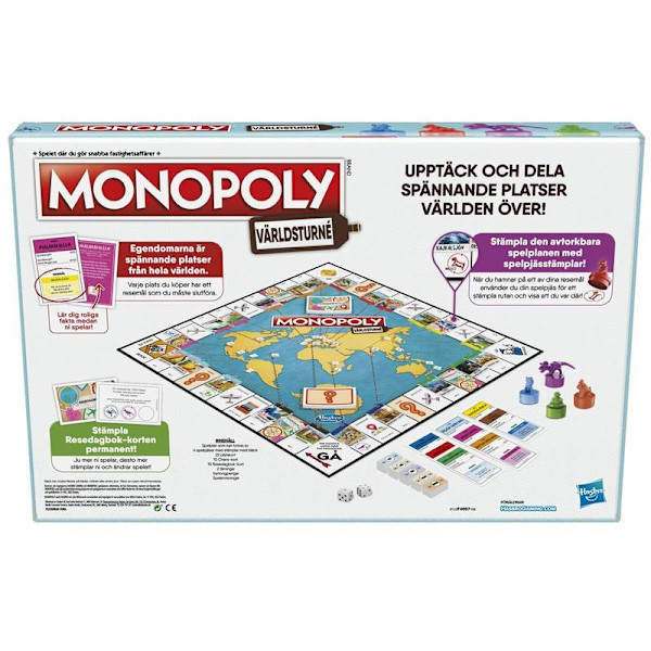 Monopol Världsturné SE multicolor multifärg