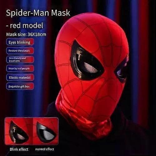 Lågpris Spider-Man-hjälm med rörliga ögon