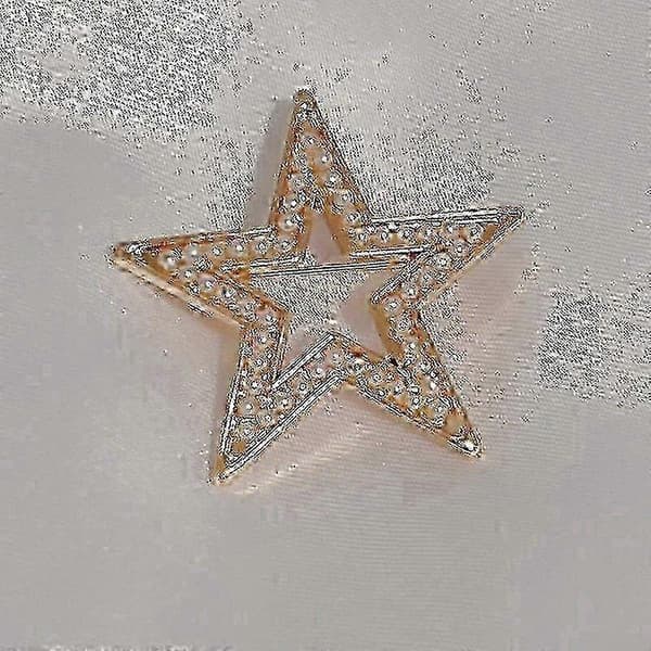 Dubbel C Design Brosch för Älskare av Klassisk Stil Double C