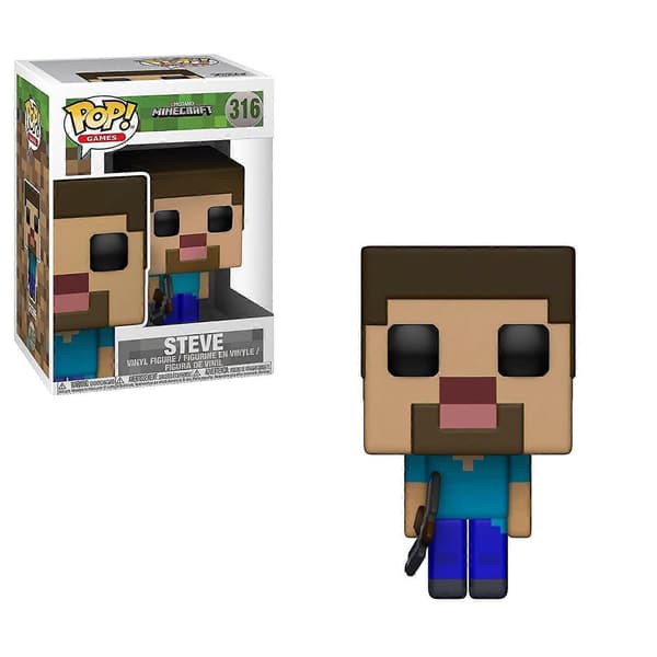 Creeper Steve Actionfigur Modell Statue Samleobjekt PVC Materiale Spillkarakter POP 317