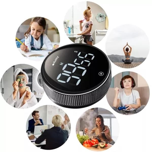 Digital Timer med Magnet & LCD-skärm - Kökstimer
