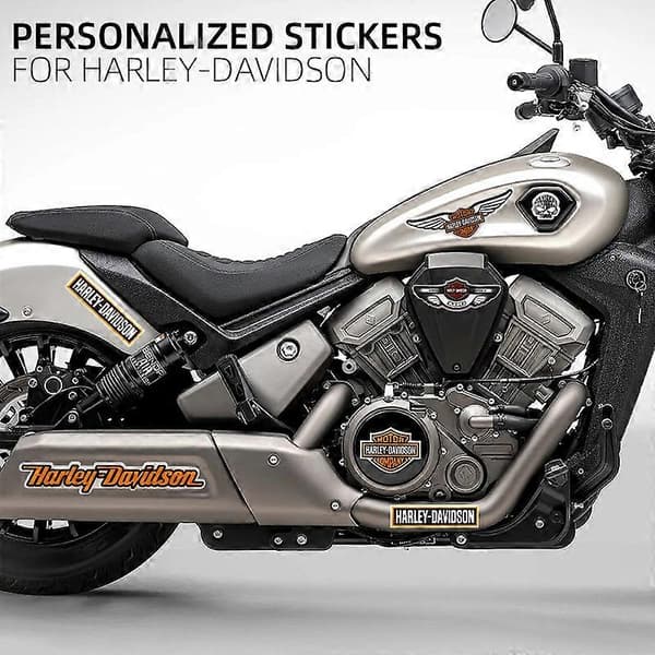 For Harley Davidson Electra Glide Ultra Classic Motorcycle Stickers Motorcycle Helmet Body Refle (A)
