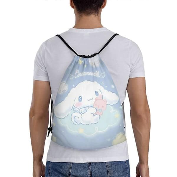 Cinnamoroll (7) Dragsko Väska Studentficka Pojke Flicka Ryggsäck Förvaring-ML2207[HK] S S