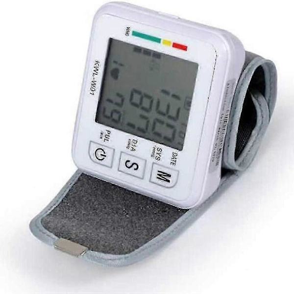 Blodtryksmåler, med justerbart armbånd og LCD-display