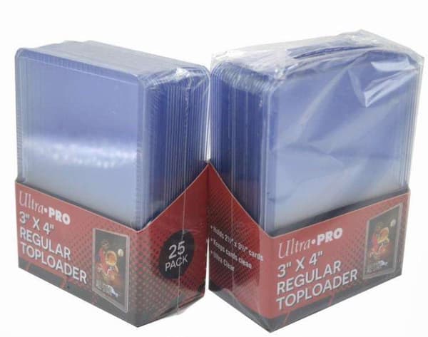 Toploader Kortholder - Topload Kortlommer - 25-pak