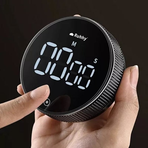 Digital Timer med Magnet & LCD-display - Køkkenur