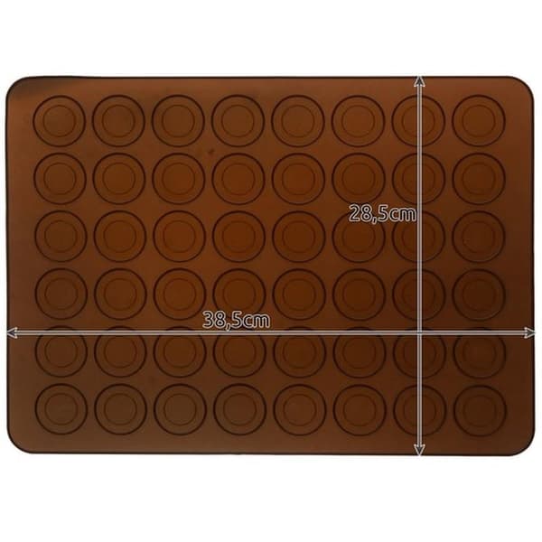 Macaron Bakeform i Silikon / Form - 48 plasser 150