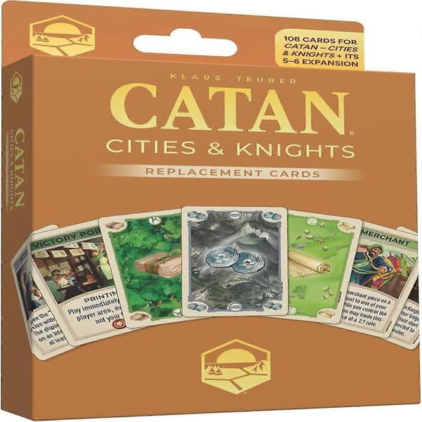 CATAN Städer & Riddare Ersättningskortpaket 6:e Upplagan