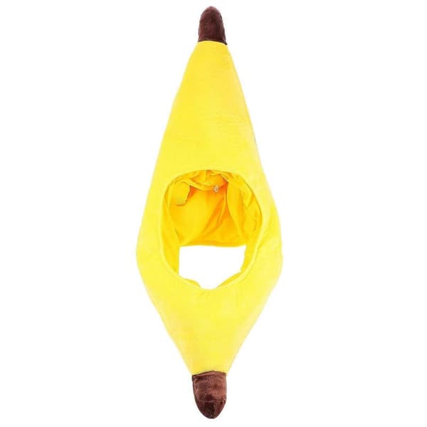 Bananformet hat til voksne, perfekt til temafester, letvægtsmateriale - Perfekt