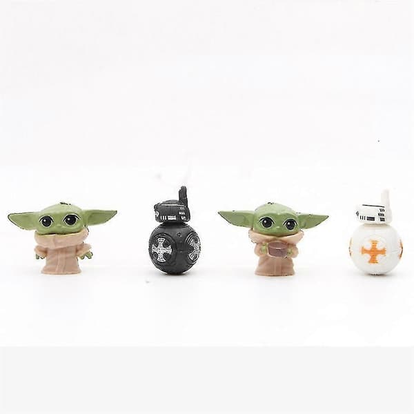 14 st/set Star Wars Darth Vader Master Yoda Figur Leksak För Barn Presenter - JXLGV