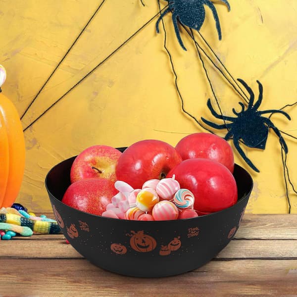 Halloween-karkkikulho, musta tarjoilukulho kotikäyttöön