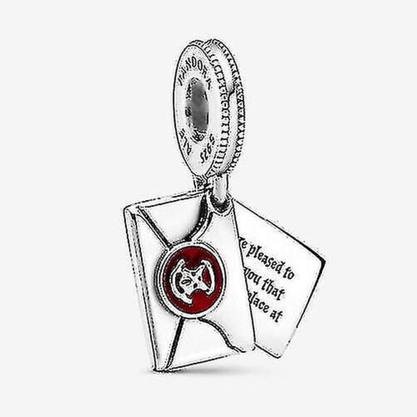 Ægte Harry Potter, Hogwarts, brev Ale S925 Charm + Gaveæske