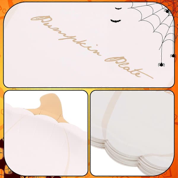 Halloween-gresskar-papir til oppbevaring, 40 stk. papir