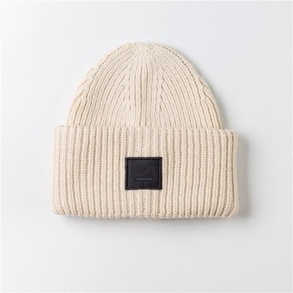 Ny enkel hue damehat vinter kold og varm uldhat Goros AC hat til kvinder Navy2