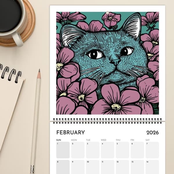 Ny Kattkalender 2026